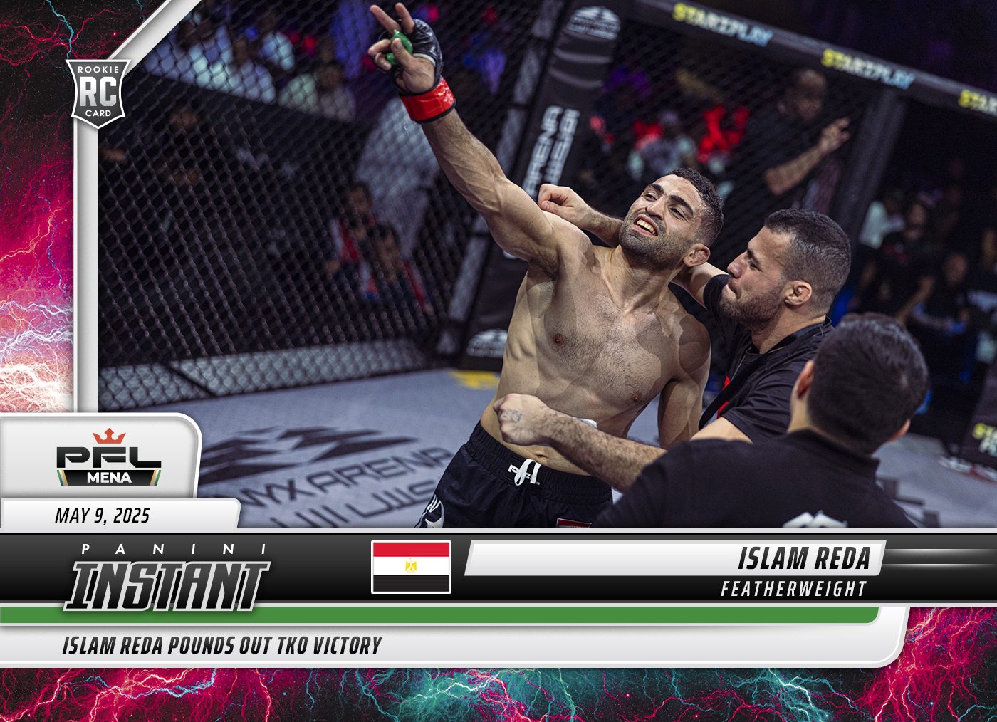 Islam Reda - 2025 Panini Instant PFL #42 - Lightning /5