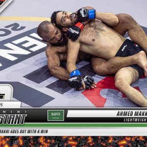 Ahmed Makki - 2025 Panini Instant PFL #44 - Magma 1/1