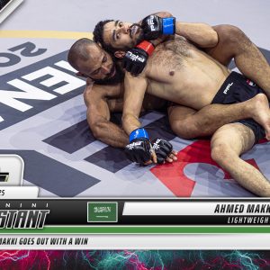 Ahmed Makki - 2025 Panini Instant PFL #44 - Lightning /5