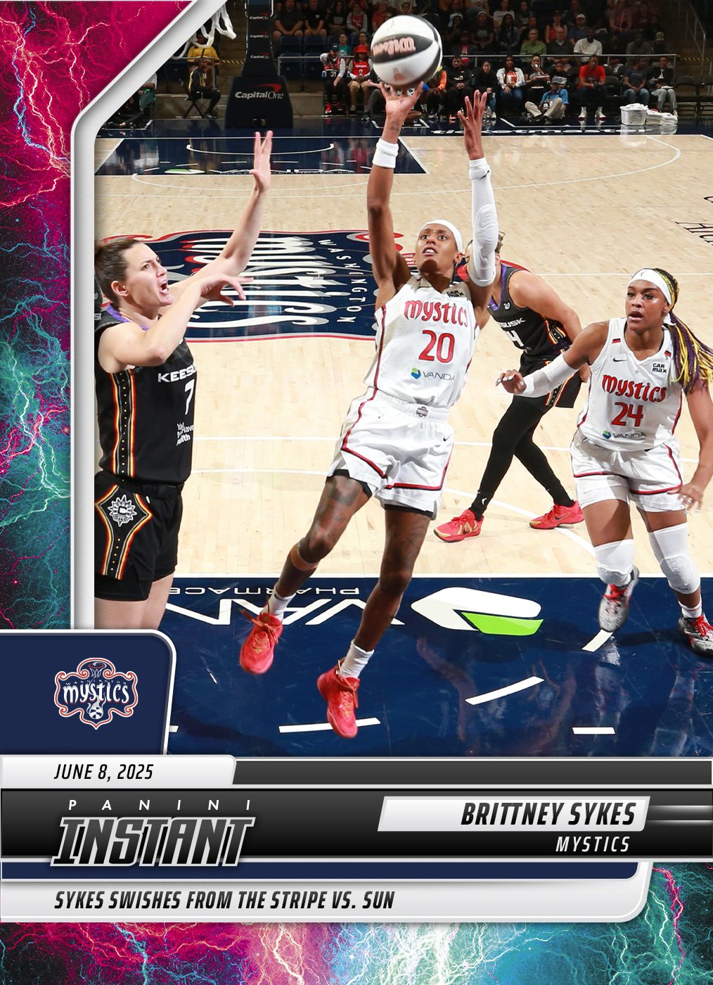 Brittney Sykes - 2025 Panini Instant WNBA #54 - Lightning /5