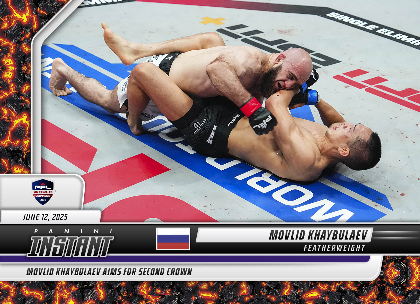 Movlid Khaybulaev - 2025 Panini Instant PFL #48 - Magma 1/1