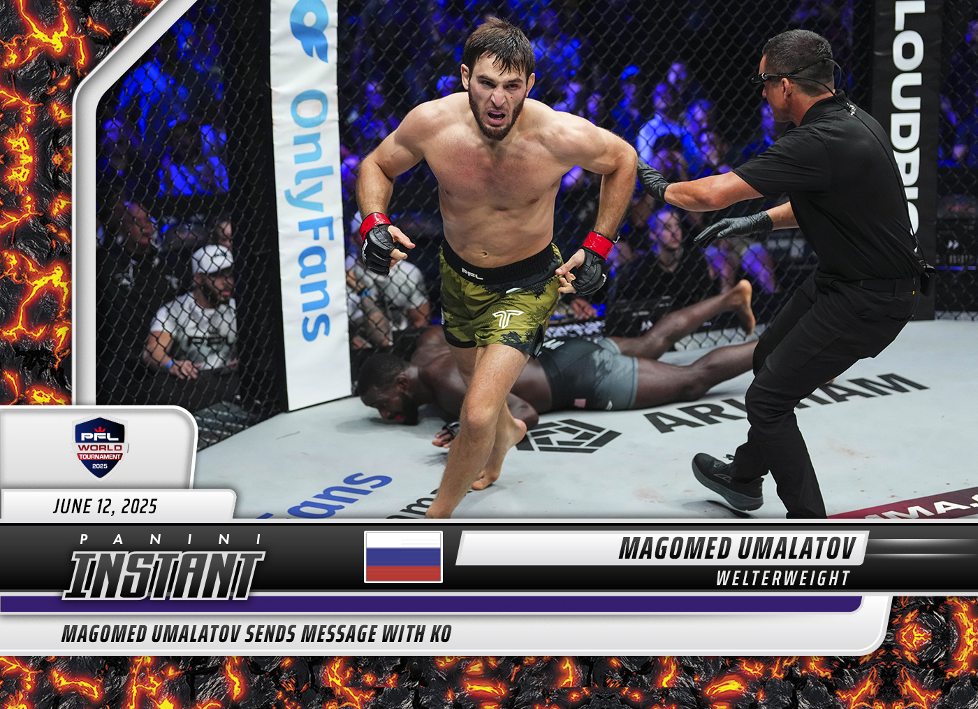 Magomed Umalatov - 2025 Panini Instant PFL #49 - Magma 1/1