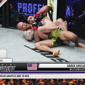 Sarek Shields - 2025 Panini Instant PFL #53 - Magma 1/1