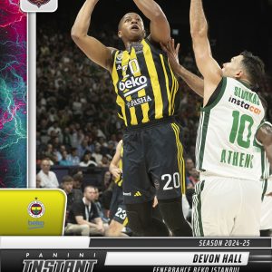 Devon Hall - 2024-25 Panini Instant Turkish Airlines EuroLeague #36 - Lightning /5