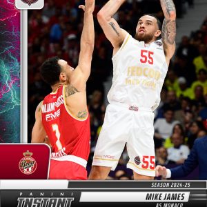 Mike James - 2024-25 Panini Instant Turkish Airlines EuroLeague #37 - Lightning /5