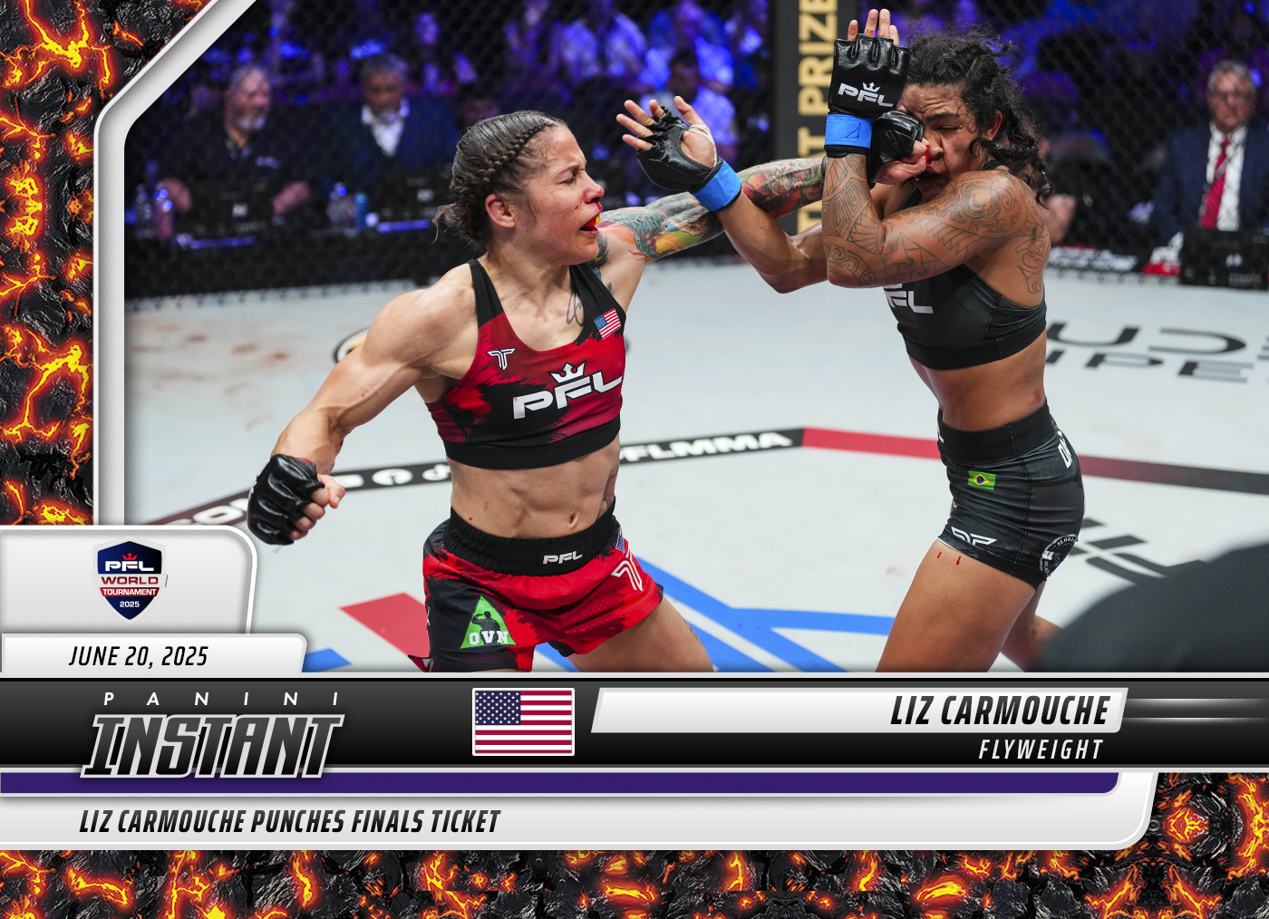 Liz Carmouche - 2025 Panini Instant PFL #57 - Magma 1/1