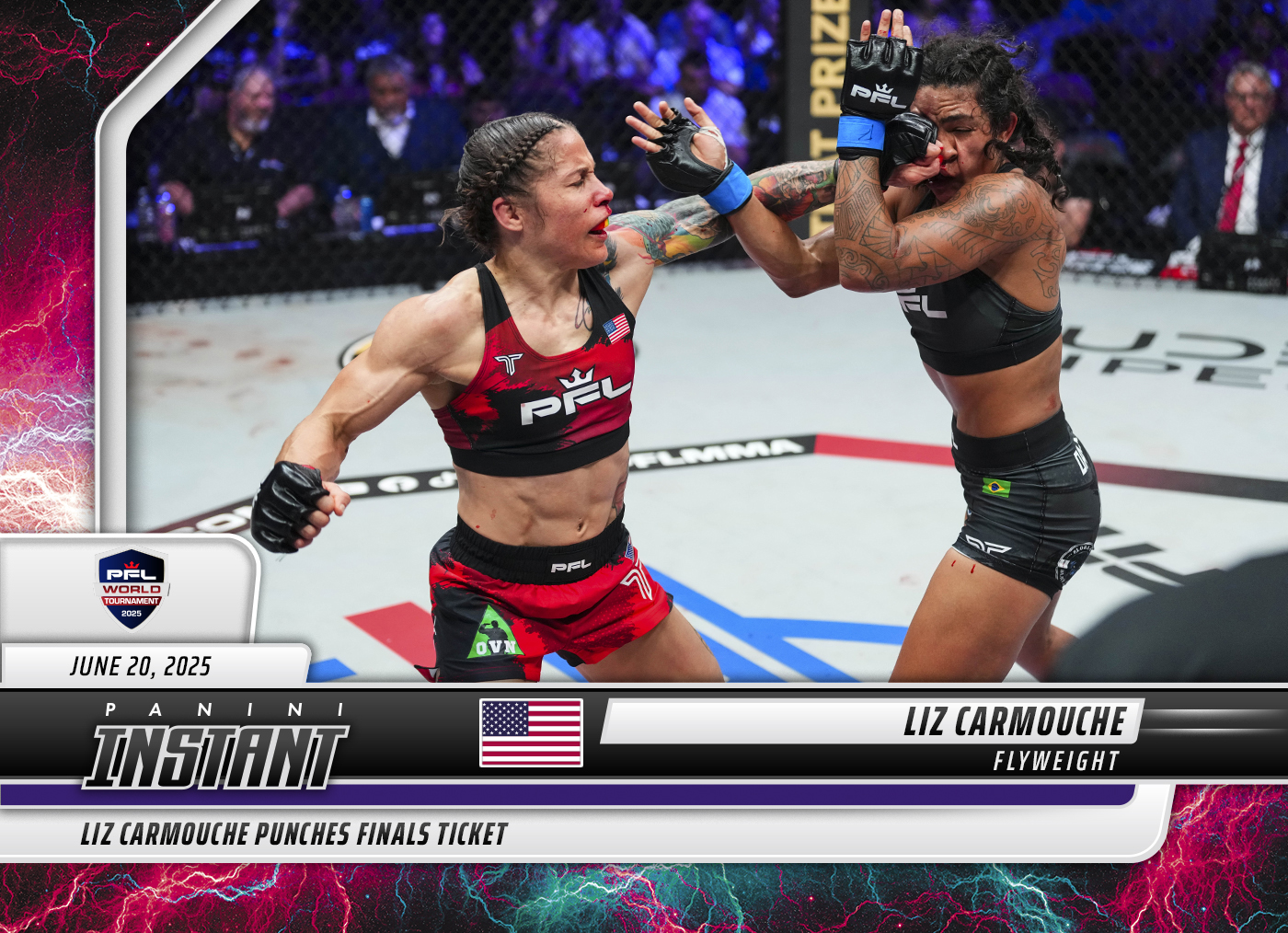 Liz Carmouche - 2025 Panini Instant PFL #57 - Lightning /5
