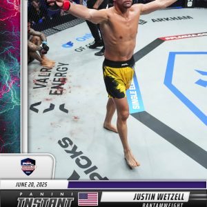 Justin Wetzel - 2025 Panini Instant PFL #61 - Lightning /5
