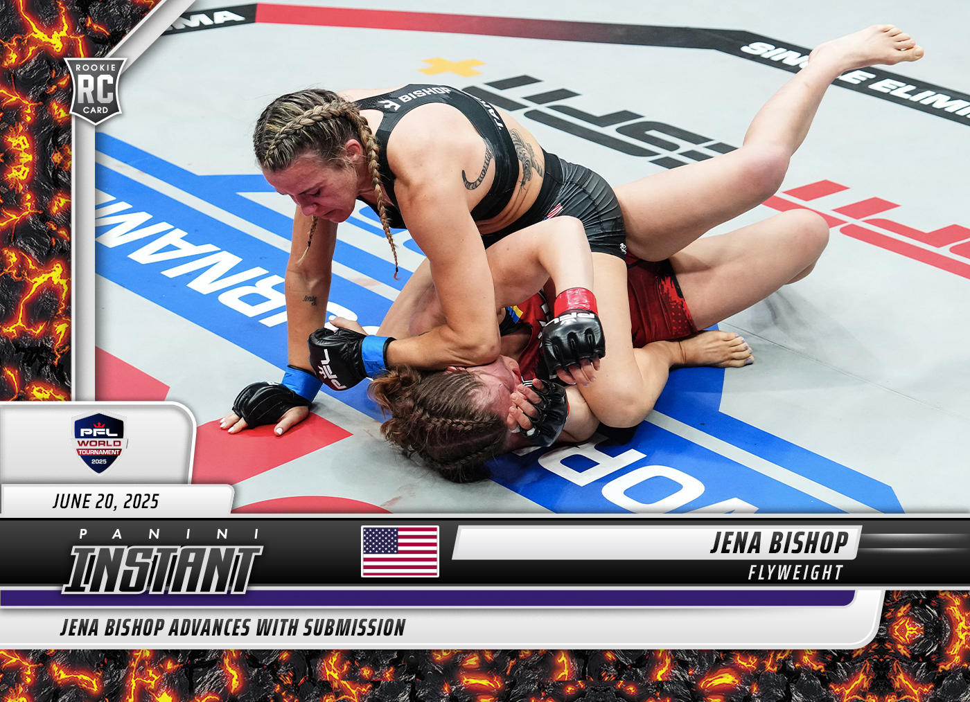 Jena Bishop - 2025 Panini Instant PFL #62 - Magma 1/1