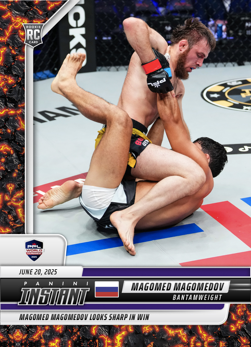 Magomed Magomedov - 2025 Panini Instant PFL #63 - Magma 1/1