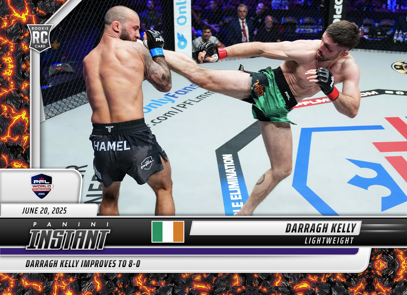 Darragh Kelly - 2025 Panini Instant PFL #65 - Magma 1/1