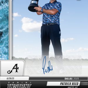 Patrick Reed - 2025 Panini Instant LIV Golf #99 - Water /10 Auto
