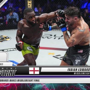 Fabian Edwards - 2025 Panini Instant PFL #68 - Lightning /5