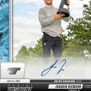 Joaquin Niemann - 2025 Panini Instant LIV Golf #103 - Water /10 Auto