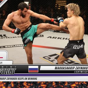 Makkasharip Zaynukov - 2025 Panini Instant PFL #81 - Magma 1/1