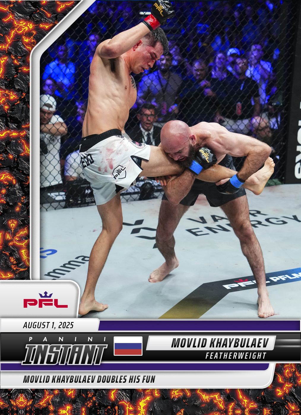 Movlid Khaybulaev - 2025 Panini Instant PFL #83 - Magma 1/1