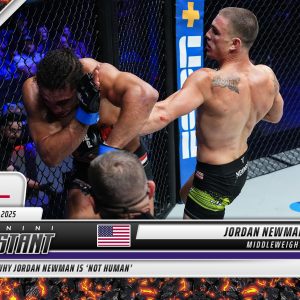 Jordan Newman - 2025 Panini Instant PFL #84 - Magma 1/1