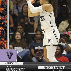 Veronica Burton - 2025 Panini Instant WNBA #221 - Magma 1/1