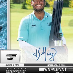 Sebastian Munoz - 2025 Panini Instant LIV Golf #107 - Water /10 Auto