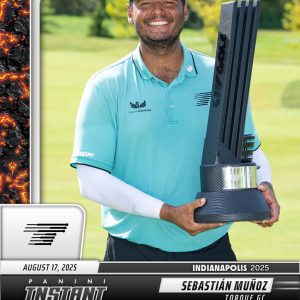 Sebastian Munoz - 2025 Panini Instant LIV Golf #107 - Magma 1/1