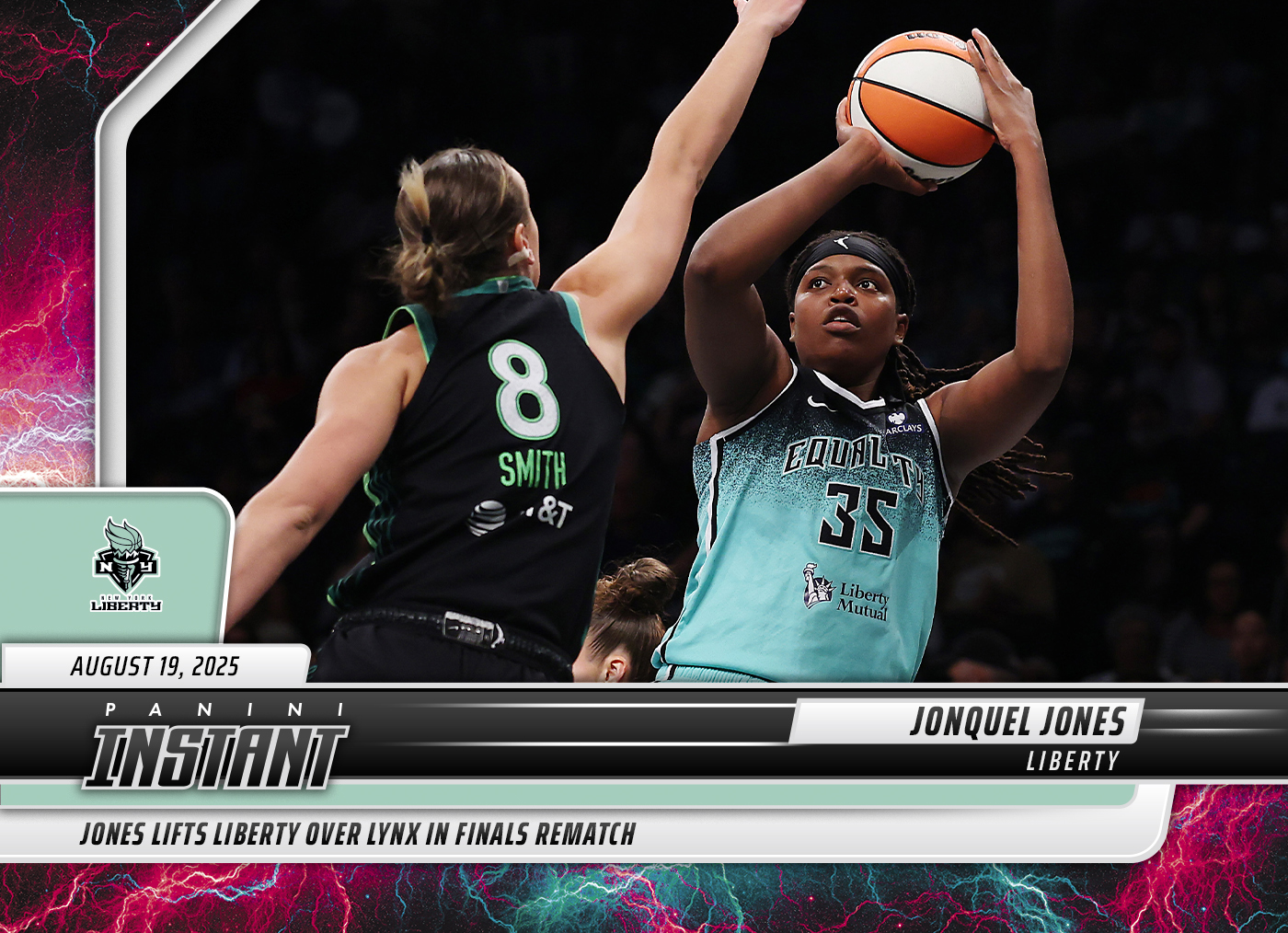 Jonquel Jones - 2025 Panini Instant WNBA #234 - Lightning /5