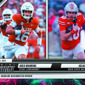 Arch Manning/Julian Sayin - 2025 Panini Instant NIL College Football #1 - Lightning /5