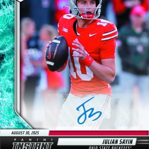 Julian Sayin - 2025 Panini Instant NIL College Football #3 - Water /10 Auto