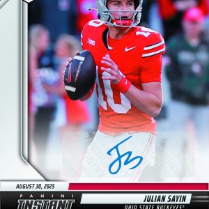 Julian Sayin - 2025 Panini Instant NIL College Football #3 - Base /99 Auto