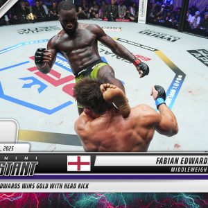 Fabian Edwards - 2025 Panini Instant PFL #89 - Lightning /5