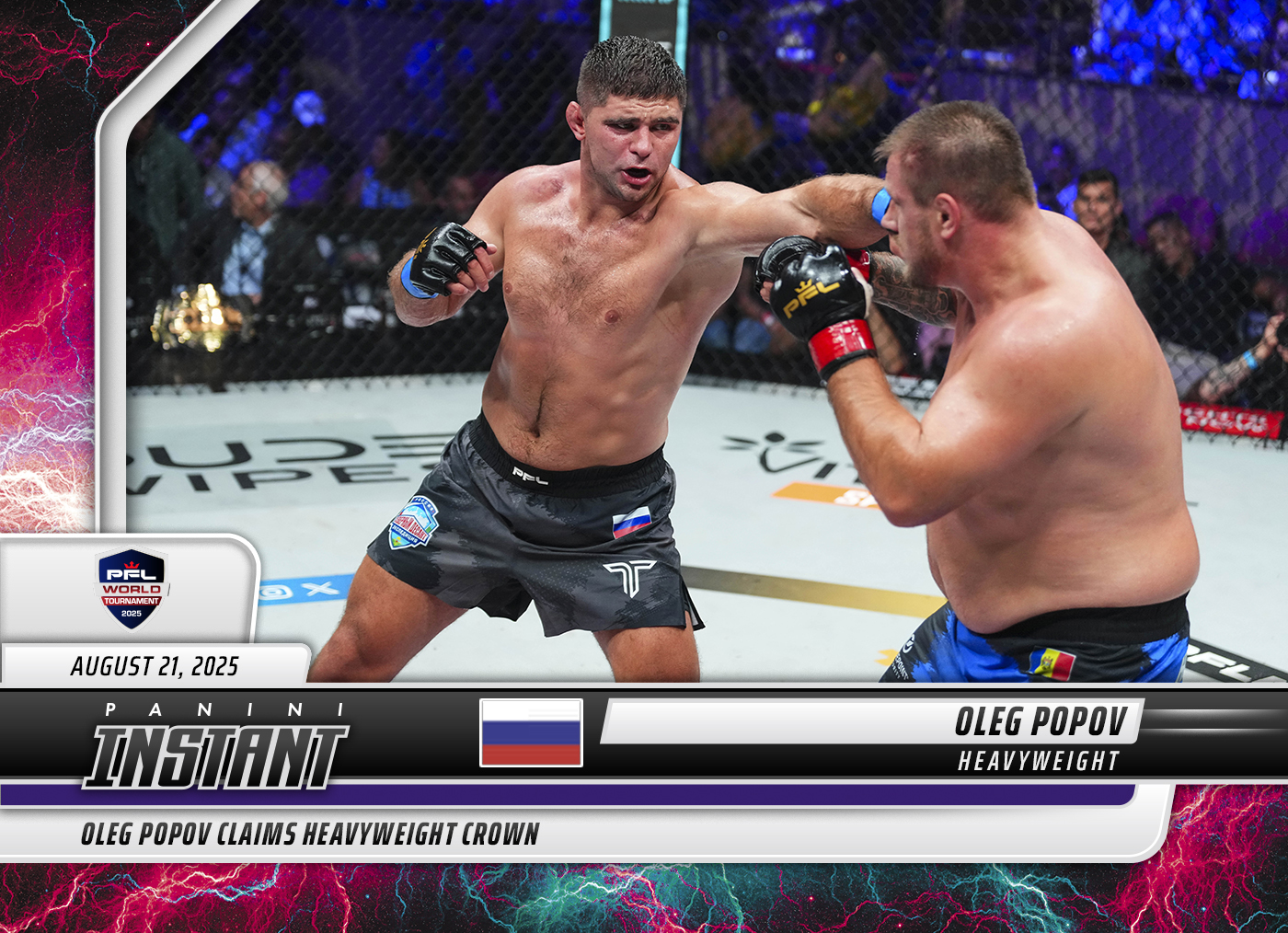 Oleg Popov - 2025 Panini Instant PFL #90 - Lightning /5