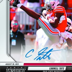 Carnell Tate - 2025 Panini Instant NIL College Football #CTA - Base /99 Auto