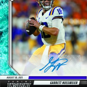Garrett Nussmeier - 2025 Panini Instant NIL College Football #GNA - Water /10 Auto