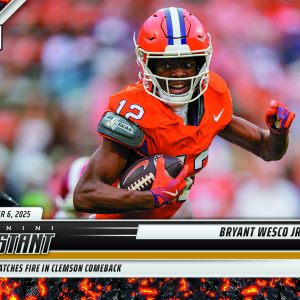 Bryant Wesco Jr. - 2025 Panini Instant NIL College Football #BWA - Magma 1/1