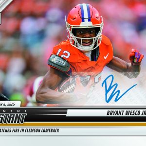 Bryant Wesco Jr. - 2025 Panini Instant NIL College Football #BWA - Base /99 Auto