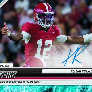 Keelon Russell - 2025 Panini Instant NIL College Football #KRA - Water /10 Auto