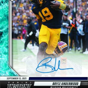 Bryce Underwood - 2025 Panini Instant NIL College Football #BUB - Water /10 Auto