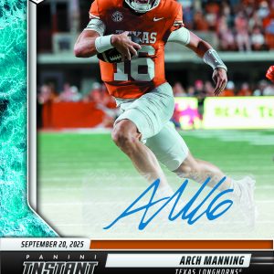 Arch Manning - 2025 Panini Instant NIL College Football #AMC - Water /10 Auto
