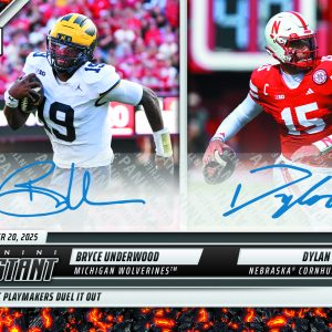 Bryce Underwood/Dylan Raiola - 2025 Panini Instant NIL College Football #BUDRA - Magma 1/1 Auto