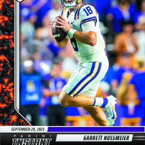 Garrett Nussmeier - 2025 Panini Instant NIL College Football #GNB - Magma 1/1