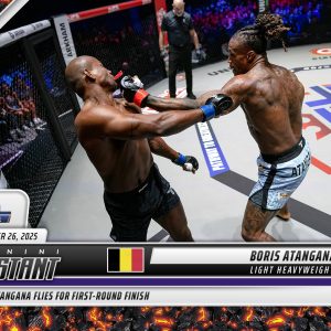 Boris Atangana - 2025 Panini Instant PFL #94 - Magma 1/1