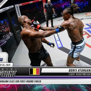 Boris Atangana - 2025 Panini Instant PFL #94 - Lightning /5