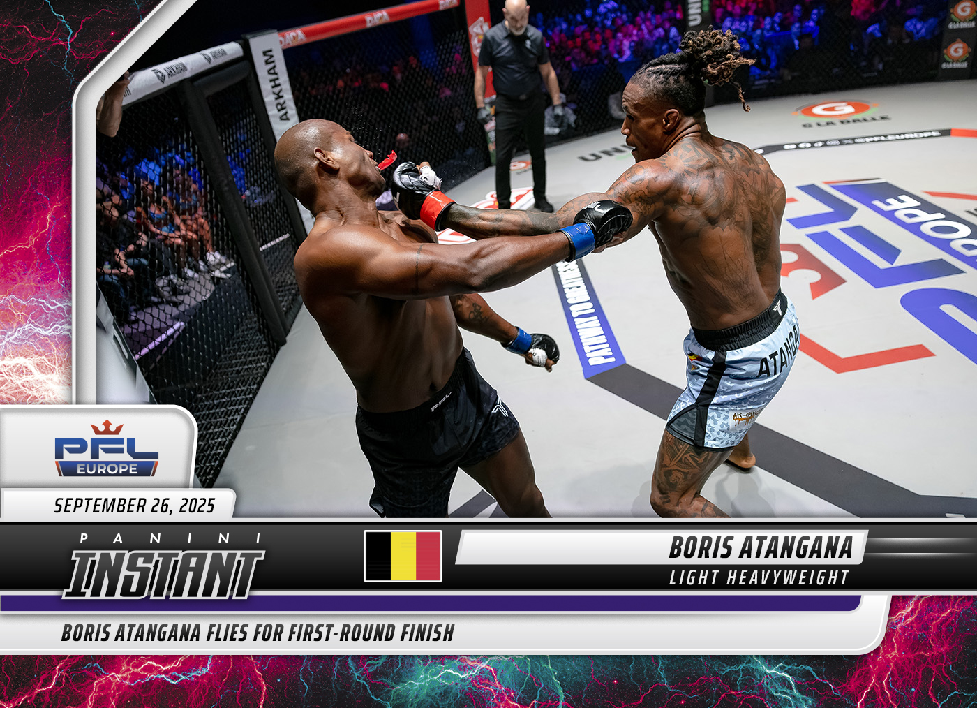 Boris Atangana - 2025 Panini Instant PFL #94 - Lightning /5