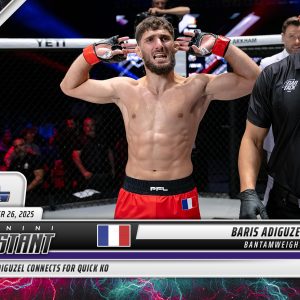 Baris Adiguzel - 2025 Panini Instant PFL #95 - Lightning /5