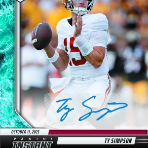 Ty Simpson - 2025 Panini Instant NIL College Football #TSA - Water /10 Auto