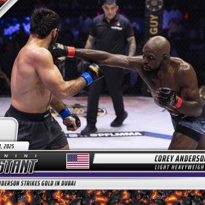 Corey Anderson - 2025 Panini Instant PFL #100 - Magma 1/1