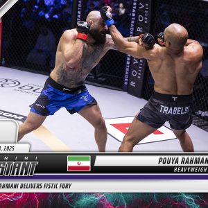 Pouya Rahmani - 2025 Panini Instant PFL #103 - Lightning /5