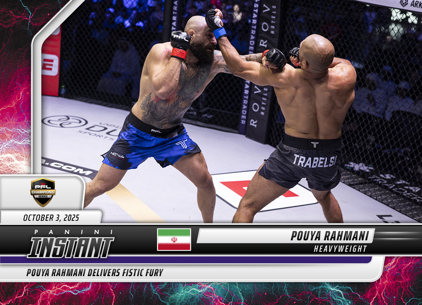 Pouya Rahmani - 2025 Panini Instant PFL #103 - Lightning /5