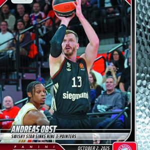 Andreas Obst - 2025-26 Panini Instant EuroLeague #1 - Metallic /5