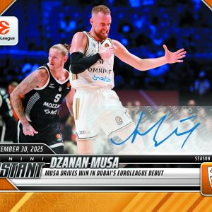 Dzanan Musa - 2025-26 Panini Instant EuroLeague #3 - Gold /10 Auto