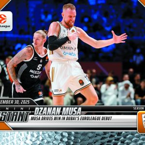 Dzanan Musa - 2025-26 Panini Instant EuroLeague #3 - Metallic /5